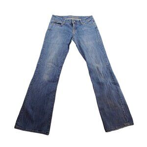 American Eagle Vintage Jeans Women Flare Low Rise Light Stretch Size 6 Long 29x3